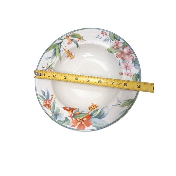Christopher Stuart Portico 9" Salad Plate Y0244 Replacement Hibiscus FLORAL Fine - Picture 8 of 12